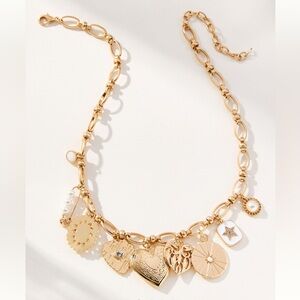 Modified Anthropologie Charm Necklace